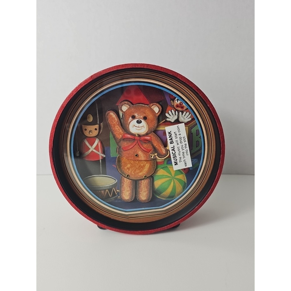 Otagiri Japan 12/23 Teddy Bear Toy Land Musical‎ Bank